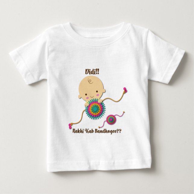 Cute Raksha Bandan Tshirt for kids (Front)
