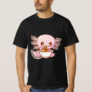 Cute Ramen Axolotl Kawaii Anime Japanese Food Girl T-Shirt