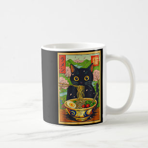Cute Ramen Cat Nature Flowers Noodle Anime Coffee Mug