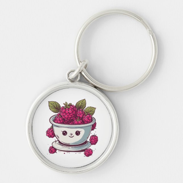 CUTE RASPBERRY KEY RING (Front)