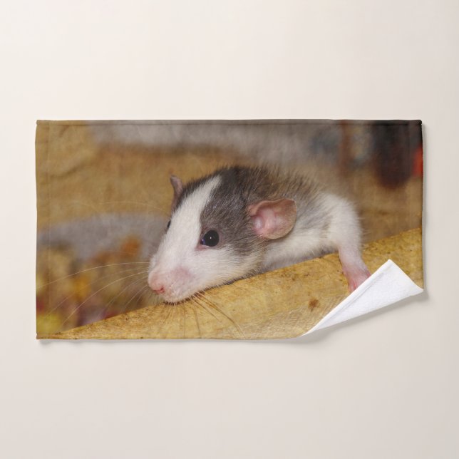 Cute Rat Bath Towel Set (Hand Towel)