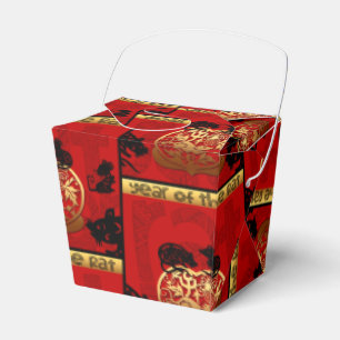 Cute Rat Chinese Year Zodiac Birthday TOFB Favour Box