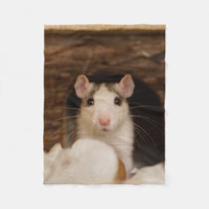 Cute Rat Fleece Blanket