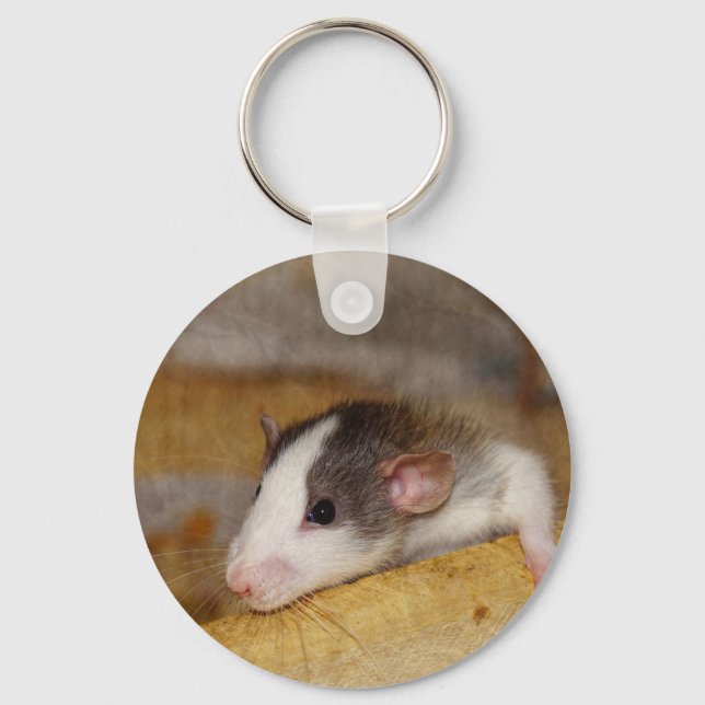Cute Rat Key Ring (Front)