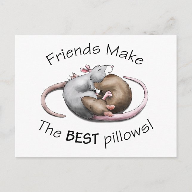 Cute Rat Postcard (Front)