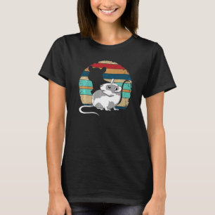 Cute Rat  Rodent Animal  Pet Owner Retro Rat T-Shirt