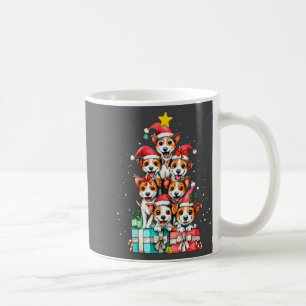 Cute Rat Terrier Le Dog Christmas Tree Xmas  Coffee Mug