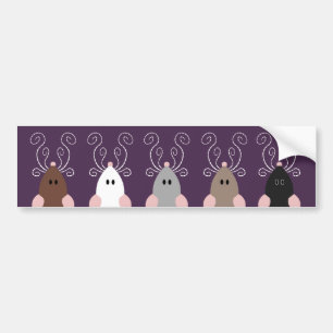 Cute Rats Bumper Sticker