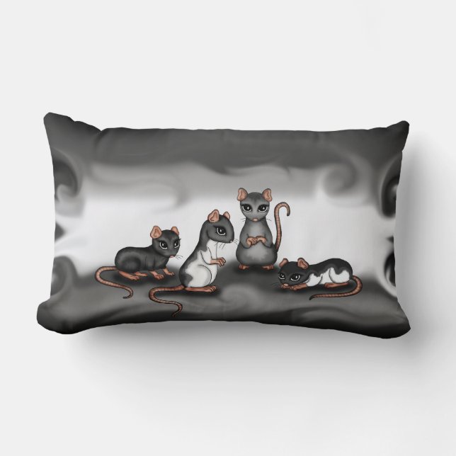cute Rats pillow (Front)