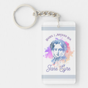 Cute Reader I Married Him Jane Eyre Portrait Key Ring