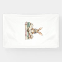 Cute Reading Bunny Glasses Books Bookworm Reader T