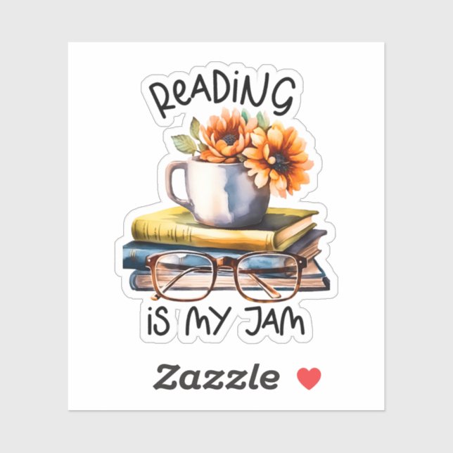 Cute reading jam word art  (Sheet)