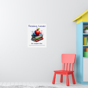  Cute Reading School CLASSROOM Poster Personalise