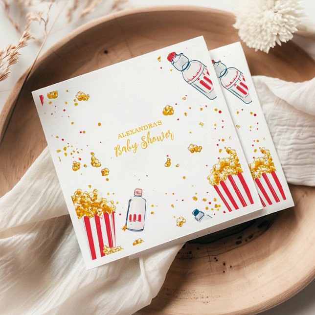 Cute  Ready to Pop Baby Shower Napkin (Creator Uploaded)