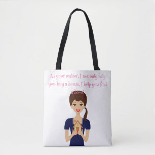 Cute Realtor Tote Bag