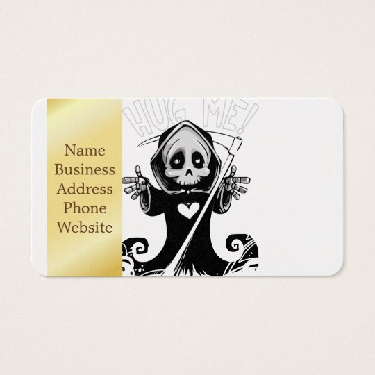 Cute reaper-baby reaper-cartoon reaper-baby grim business card
