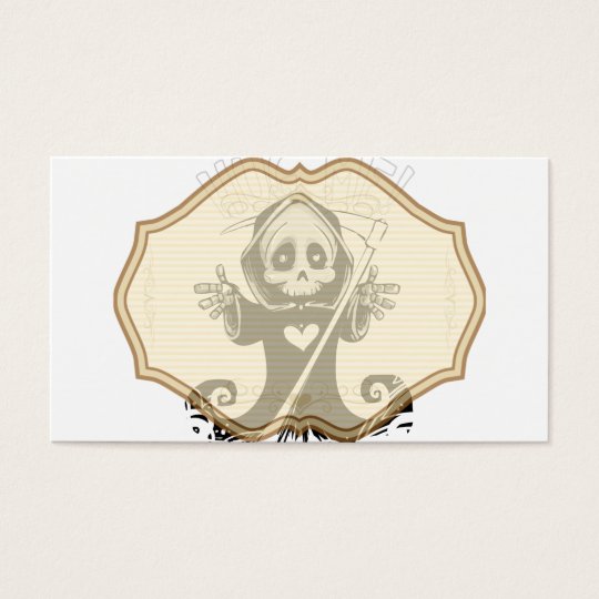 Cute reaper-baby reaper-cartoon reaper-baby grim business card
