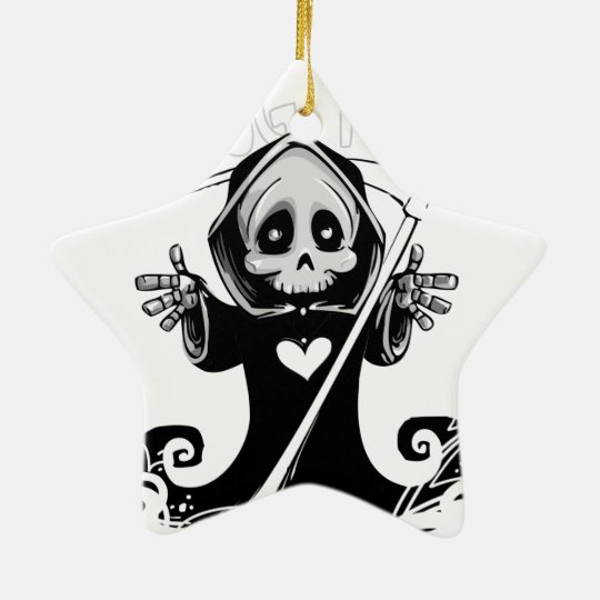 Cute reaper-baby reaper-cartoon reaper-baby grim ceramic ornament