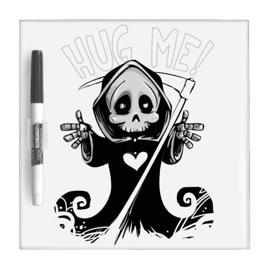 Cute reaper-baby reaper-cartoon reaper-baby grim dry erase board