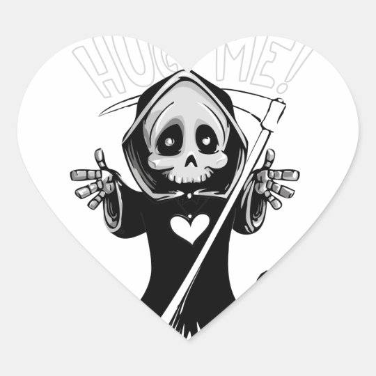 Cute reaper-baby reaper-cartoon reaper-baby grim heart sticker