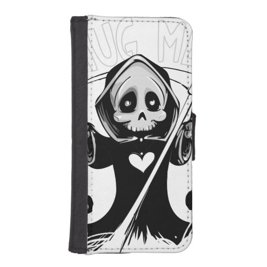Cute reaper-baby reaper-cartoon reaper-baby grim iPhone SE/5/5s wallet case