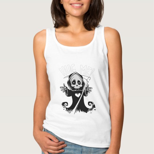 Cute reaper-baby reaper-cartoon reaper-baby grim singlet