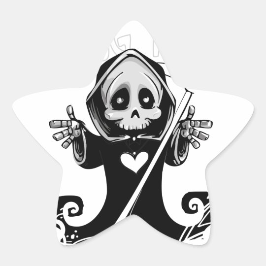 Cute reaper-baby reaper-cartoon reaper-baby grim star sticker