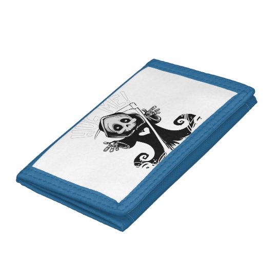 Cute reaper-baby reaper-cartoon reaper-baby grim tri-fold wallets