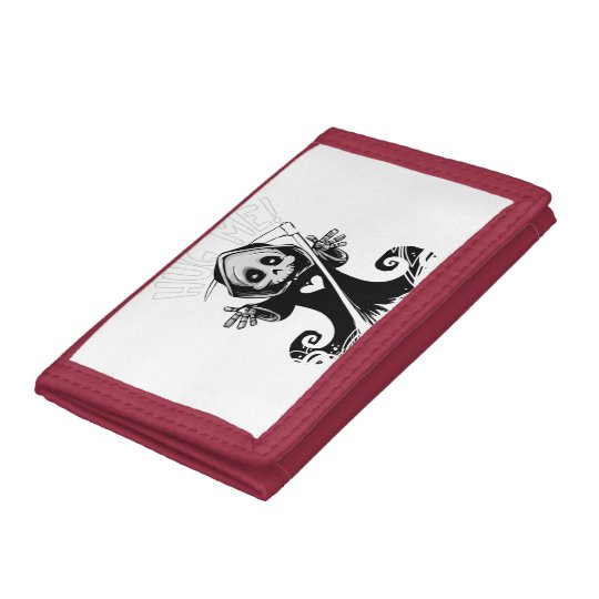 Cute reaper-baby reaper-cartoon reaper-baby grim tri-fold wallets