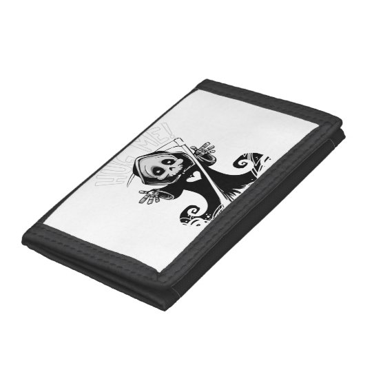Cute reaper-baby reaper-cartoon reaper-baby grim trifold wallet