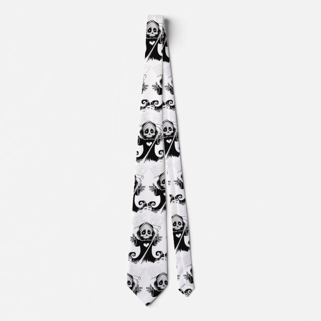Cute Reaper - Death Design  Tie (Front)