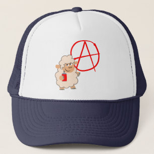 Cute Rebellious Cartoon Sheep Hat