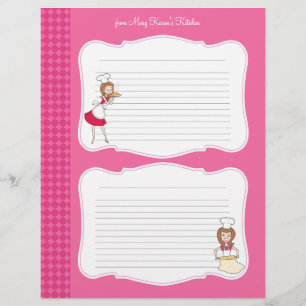 Cute Recipe Pages for Binders