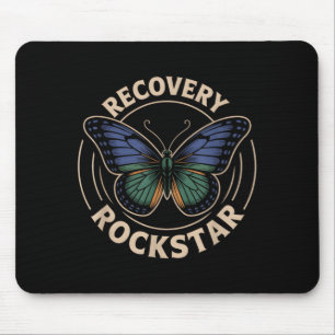 Cute Recovery Rockstar Change Counseling Crew Pt Mouse Pad