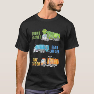 Cute Recycling Trash Waste Separation Garbage Truc T-Shirt