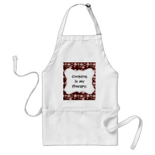 Cute Red and Pink Sock Monkeys Collage Pattern Standard Apron
