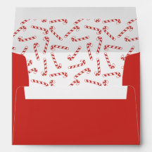 Cute Red and White Candy Cane Christmas Pattern 