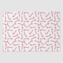 Cute Red and White Candy Cane Christmas Pattern 