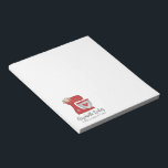 Cute Red Bakery Cake Mixer Notepad<br><div class="desc">A feminine red cake mixer with flowers decorates this bakery notepad. Personalise it with your name and business information. Designed for you by Blackberry Boulevard.</div>