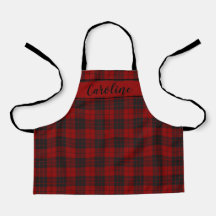 Cute Red Black Plaid Tartan Pattern Custom
