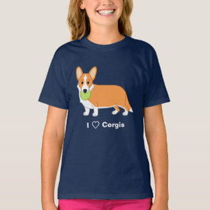 Cute Red Cardigan Welsh Corgi Dog Lovers T-Shirt