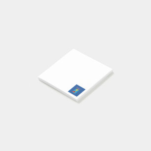 Cute Red Cardinal With Blue Gift Post-it Notes