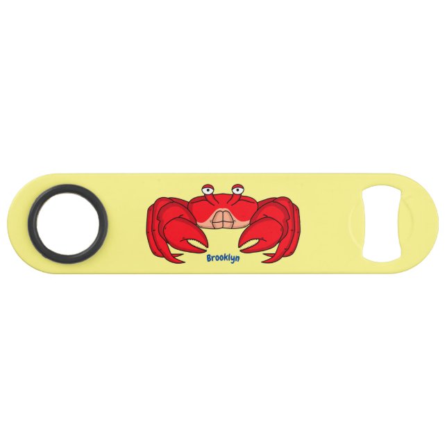 Cute red crab cartoon illustration (Front (Horizontal))