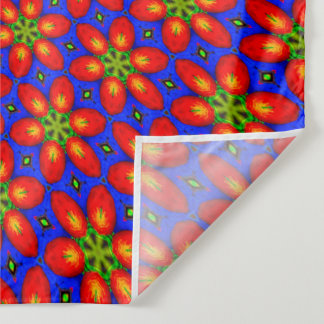 Cute Red Floral Pattern Tapestry