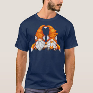 Cute Red Fo Gnomes With Bushy Tails For Autumn & F T-Shirt