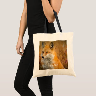 Cute Red Fox Wilderness Nature Photography Tote Bag