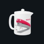 Cute red happy stapler cartoon illustration<br><div class="desc">This cute red stapler is ready for school or office! Drawn in fun cartoon illustration style.</div>