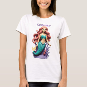Cute Red-headed Mermaid Thunder_Cove T-Shirt