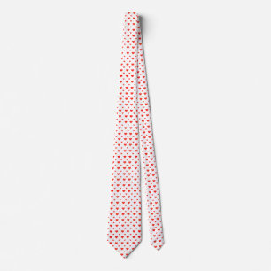 Cute Red Heart Pattern Valentine's Day Gift Tie