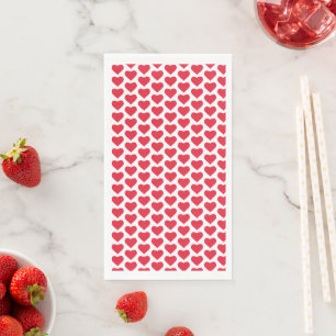 ❤️ Cute Red Hearts Napkin